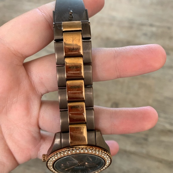 Fossil Brown and Bronze Stella Watch - Picture 7 of 8